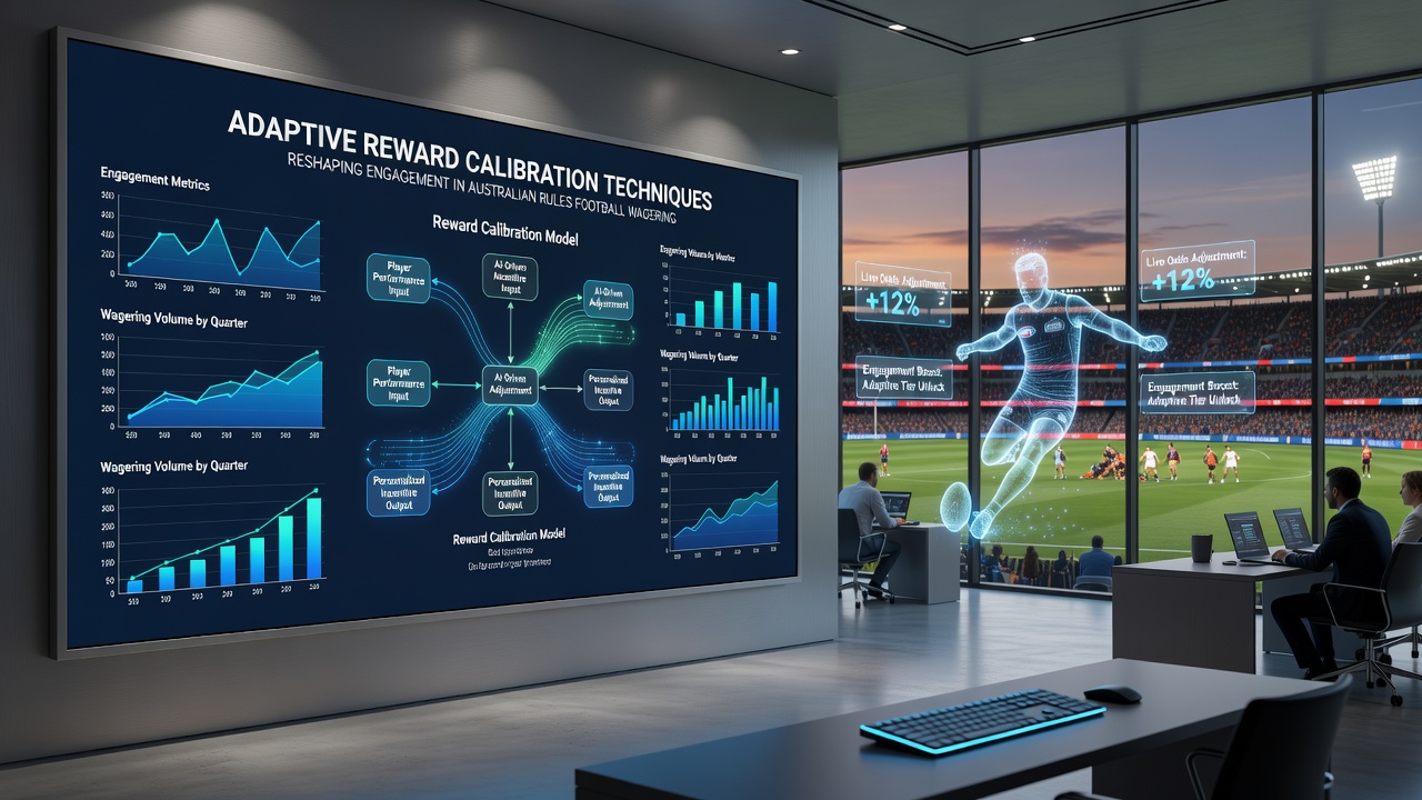 Data visualization showing reward calibration adjustments across AFL wagering sessions in 2026