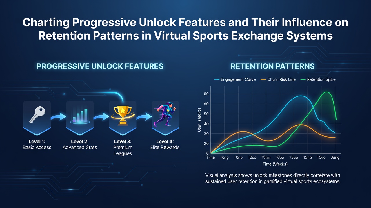 Visual representation of progressive unlock tiers in virtual sports exchange platforms showing user progression paths