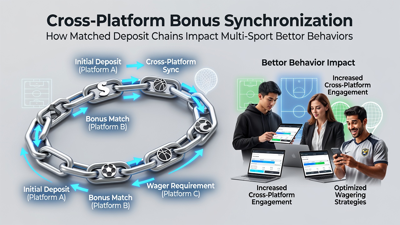 Graph depicting bettor allocation shifts across sports due to synchronized deposit bonuses