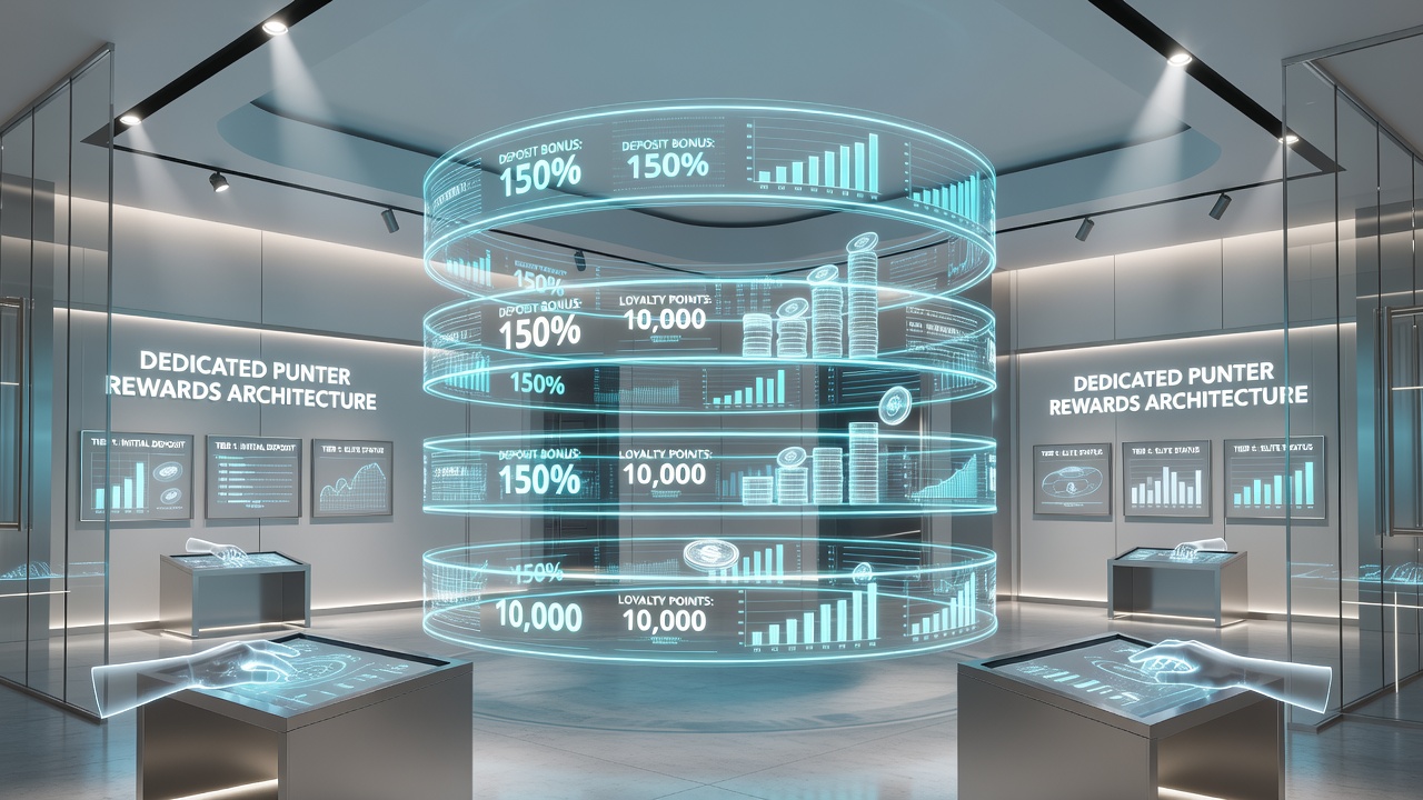 Diagram showing multi-layered deposit reward structures in online betting platforms