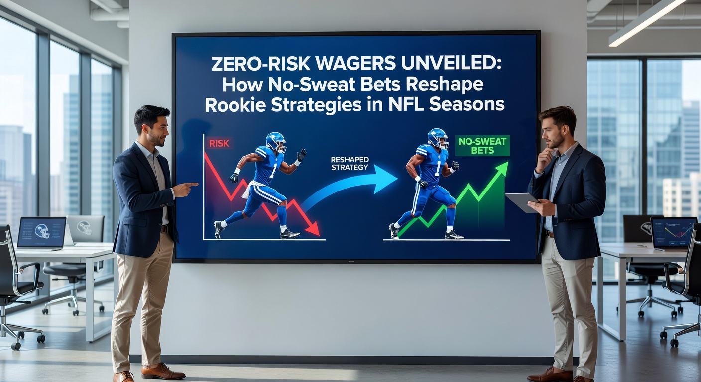 Graph illustrating increased betting volume from no-sweat promotions during NFL rookie games